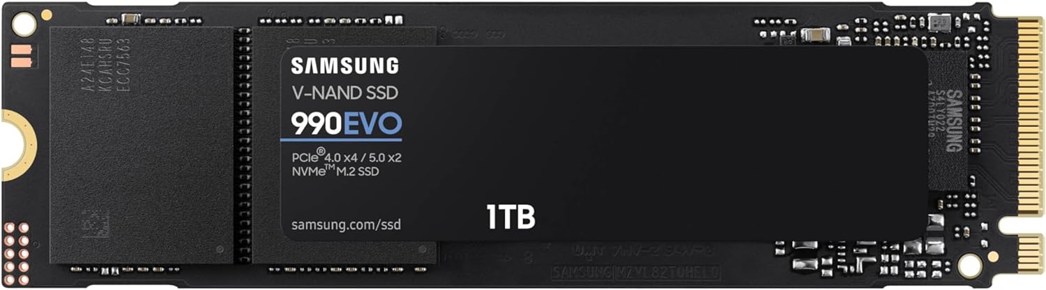 Product Review: Samsung 990 EVO SSD 1TB, PCIe Gen 4x4, Gen 5x2 M.2 2280 NVMe Internal Solid State Drive, Speeds Up to 5,000MB/s